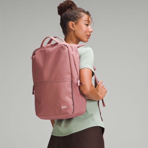 NWT lululemon Double-Zip Backpack 22L in Spiced Chai (11.4" x 5.5" x 18.1") - Picture 2 of 8